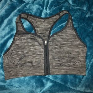 Jockey zip up sports bra